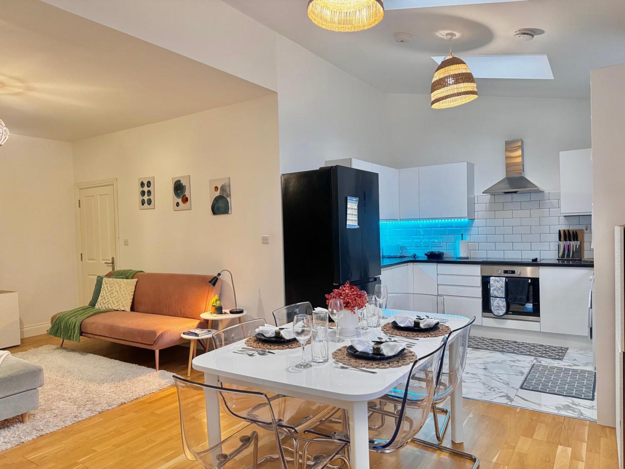 Modern 1-Bed Apt 30Min To Central London & Parking Kültér fotó